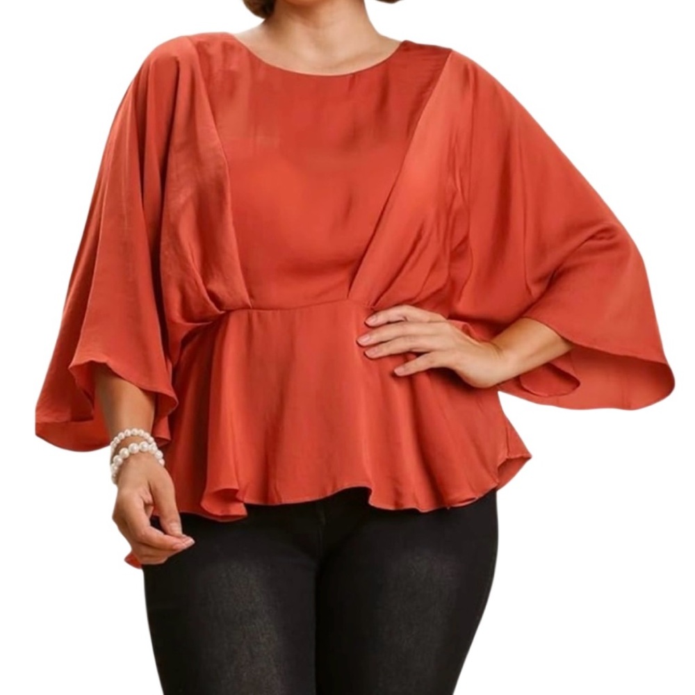 Umgee Peplum Blouse
